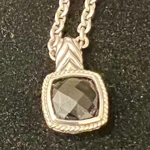 Andrea Candela Retired Onyx Pendant Necklace